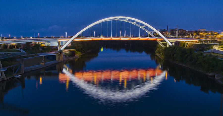 Nashville Photograph - Gateway Bridge - Nashville by Stephen Stookey