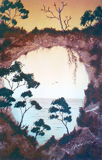 Landscape Painting - Gateway by Jonathan Munden Landscape Painting - Gateway by Jonathan Munden