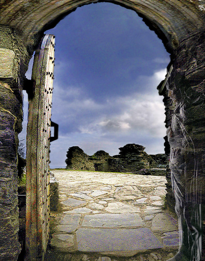 Gateway to the Castle  Digital Art by Vicki Lea Eggen