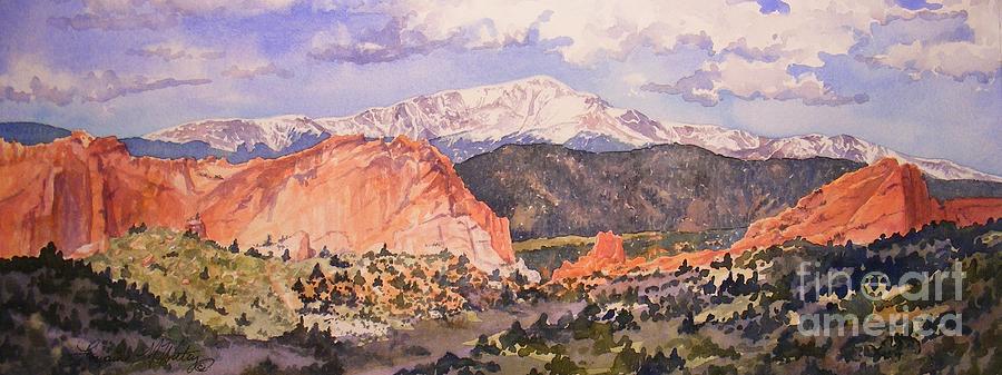 Mountain Painting - Gateway to the Garden by Lorraine Watry