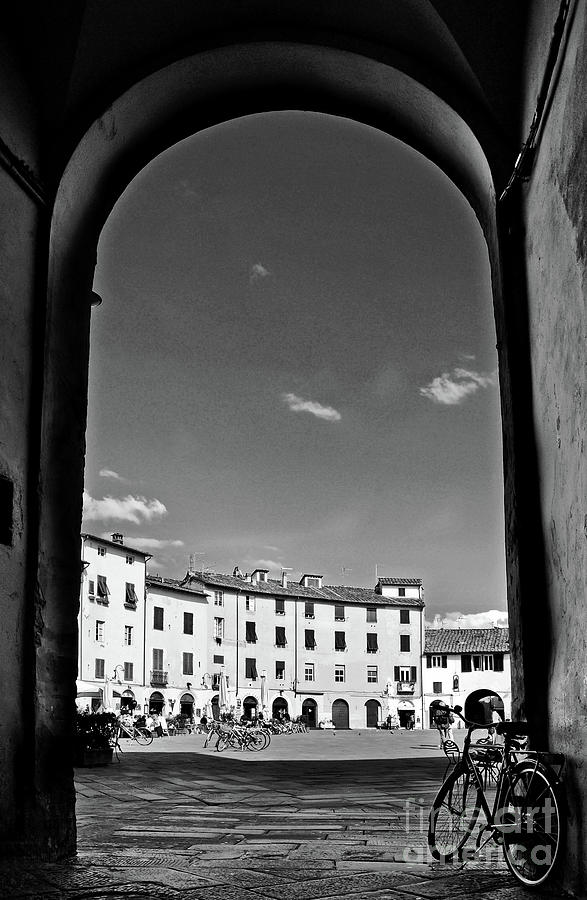 Gateway to the romantic piazza  Photograph by Carlos Alkmin