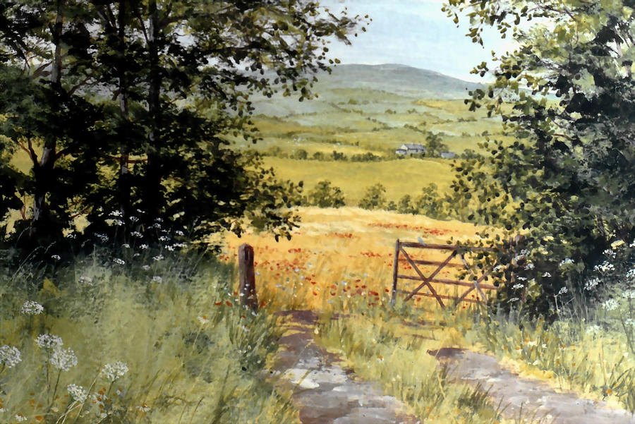 Gateway to the Vale Painting by Stuart Parnell