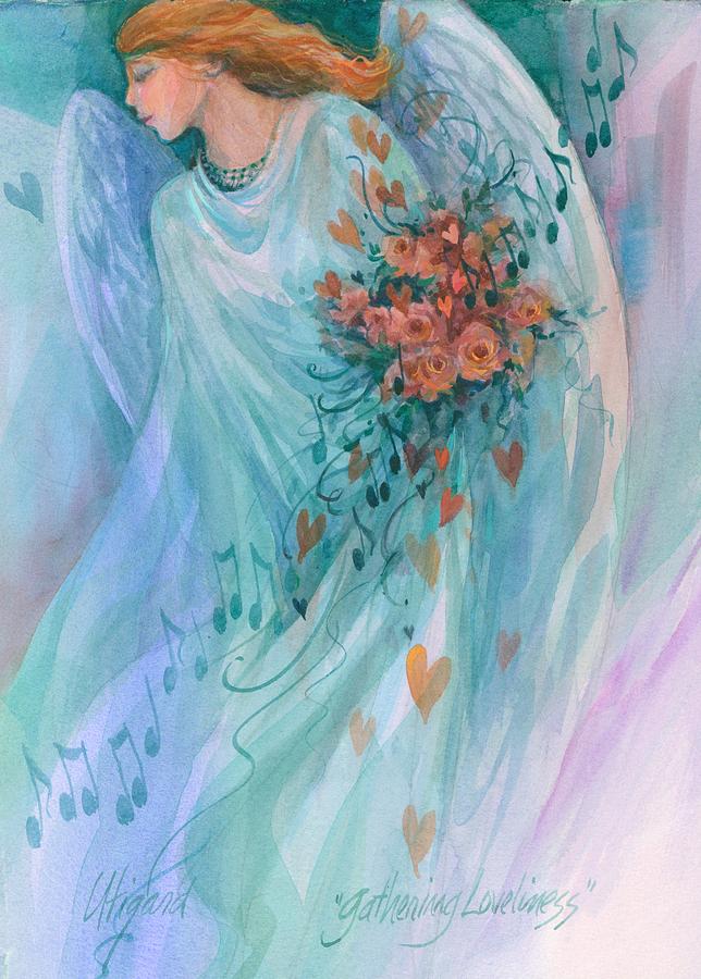 Gathering Loveliness Painting by Carolyn Utigard Thomas Gathering Loveliness Painting by Carolyn Utigard Thomas