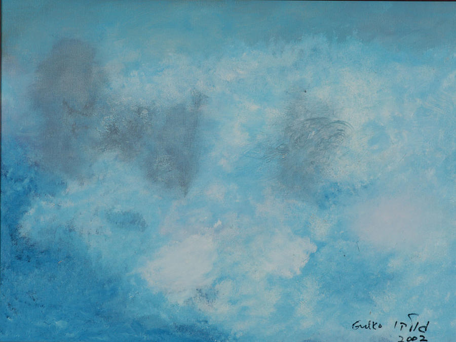 Clouds Painting - Gathering Storm by Harris Gulko Clouds Painting - Gathering Storm by Harris Gulko