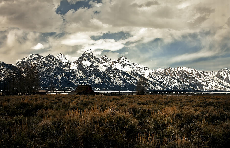 Grand Tetons Photograph - Gathering Storm by Robert McCord Grand Tetons Photograph - Gathering Storm by Robert McCord