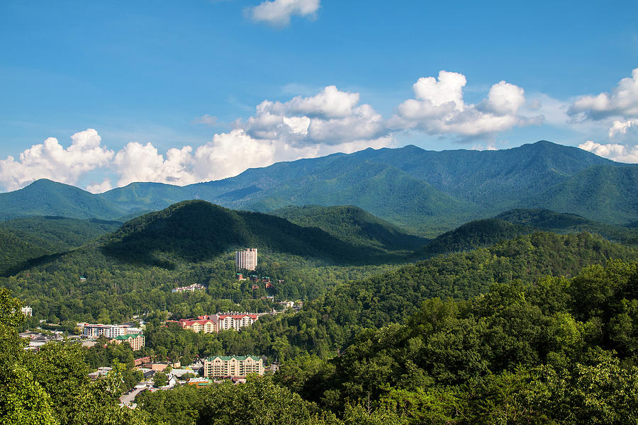 Gatlinburg from Above Photograph by Travis Baker - Fine Art America