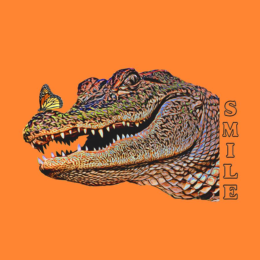 Gator Smile Photograph by Mitch Spence