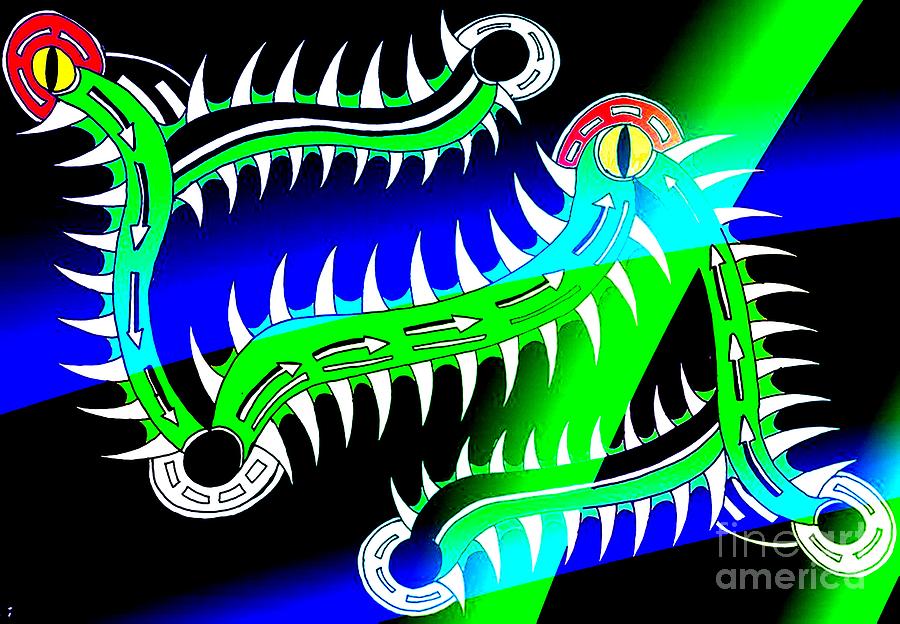 Gators Digital Art by Graham Roberts Gators Digital Art by Graham Roberts