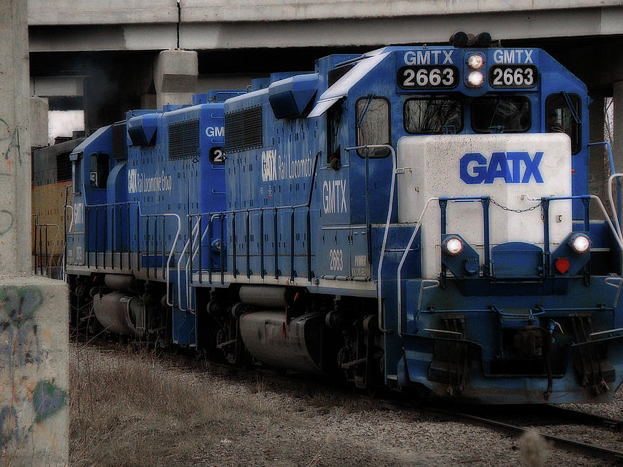 GATX Freight Train Photograph by Scott Hovind