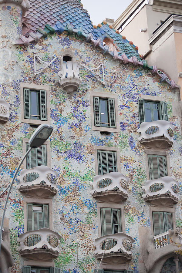 Gaudi Apartment Building Photograph