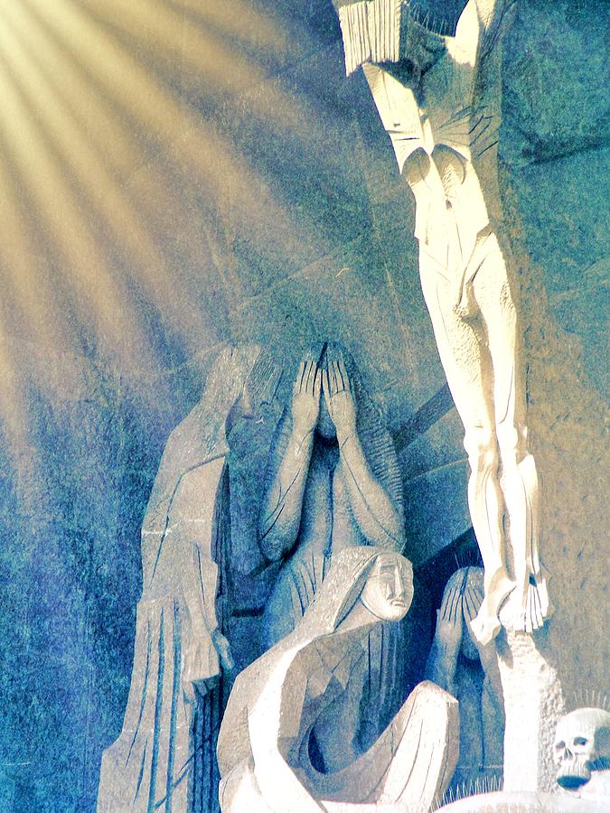 Gaudi Crucifixion Photograph by Susan Lafleur