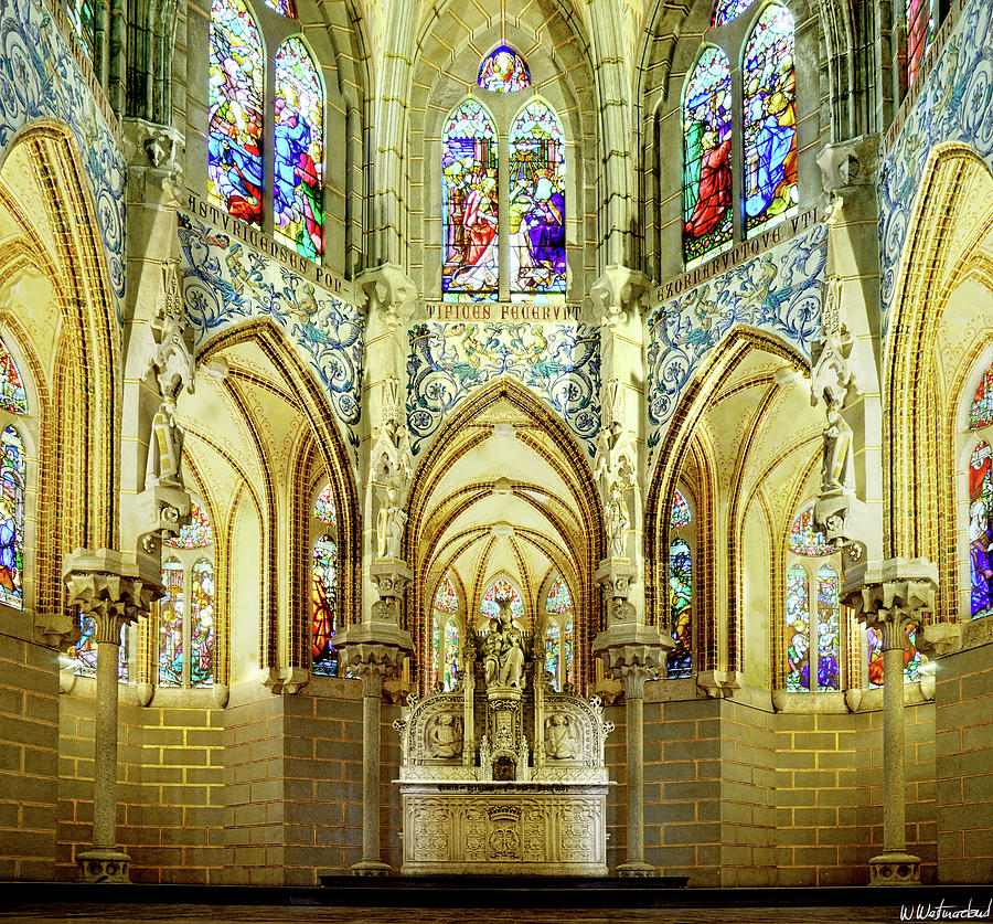Gaudi - Episcopal Palace Chapel Photograph by Weston Westmoreland