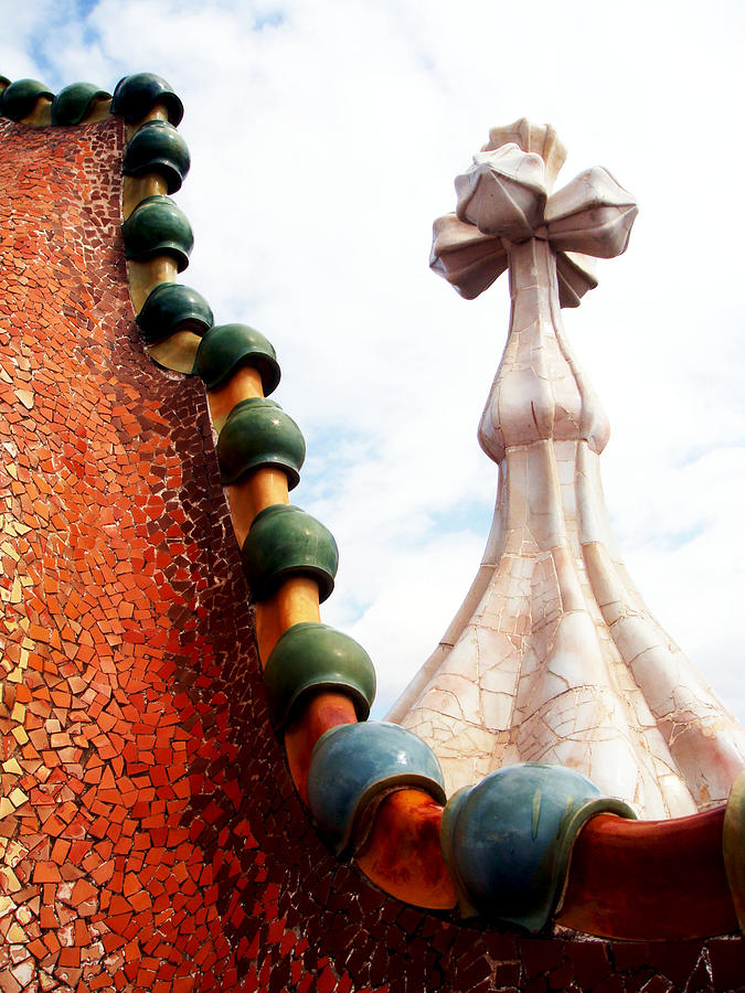 Gaudi's Casa Balto Cross Photograph By Shannon Ireland - Fine Art America