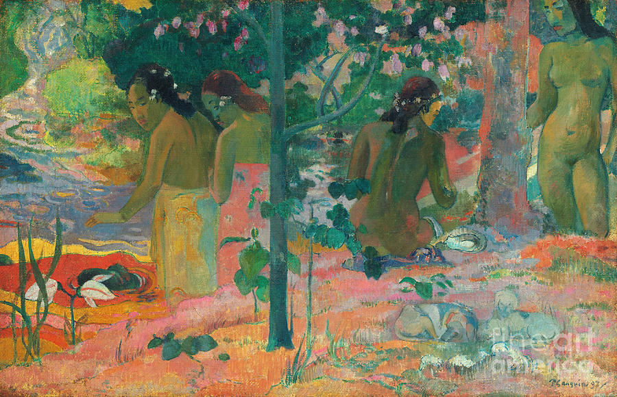 Gauguin,  Bathers, 1898 Painting by Granger