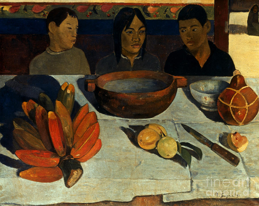 Gauguin: Meal, 1891 Photograph by Granger