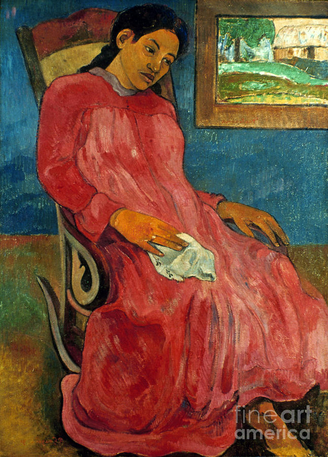 Portrait Photograph - Gauguin: Reverie, 1891 by Granger