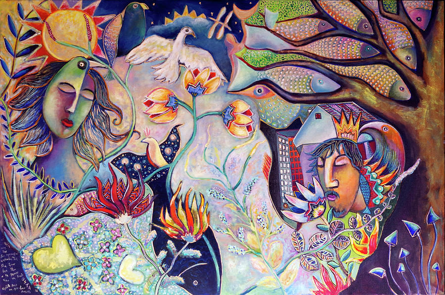 Surrealism Painting - Gauguins Dream by Andrew Osta