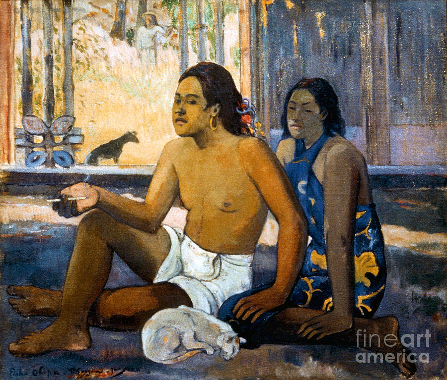Gauguin:tahiti Women Photograph by Granger