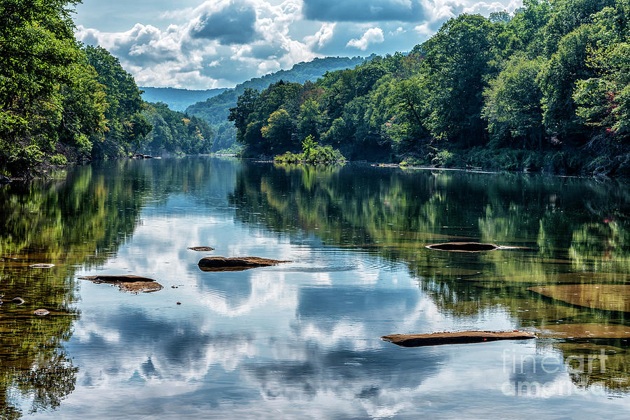 Gauley River Reflections Photograph by Thomas R Fletcher