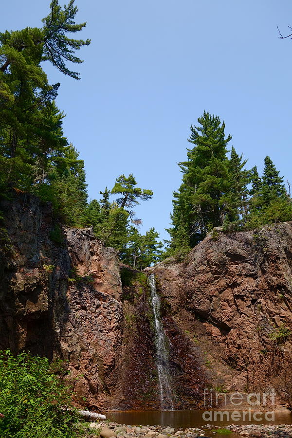 Gauthier Falls in Late August Photograph by Sandra Updyke