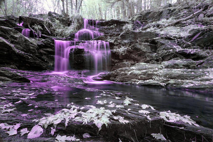 Gawrin Falls Infrared Photograph by Brian Hale
