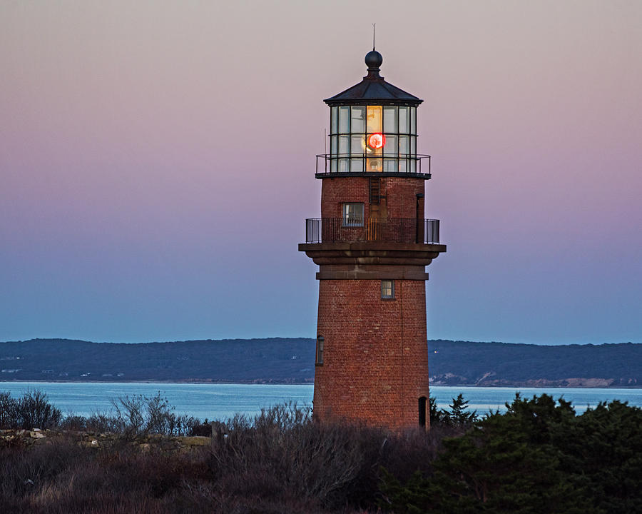 Gay Head Lighthouse Aquinnah, Massachusetts Cape Cod Photograph by Toby McGuire