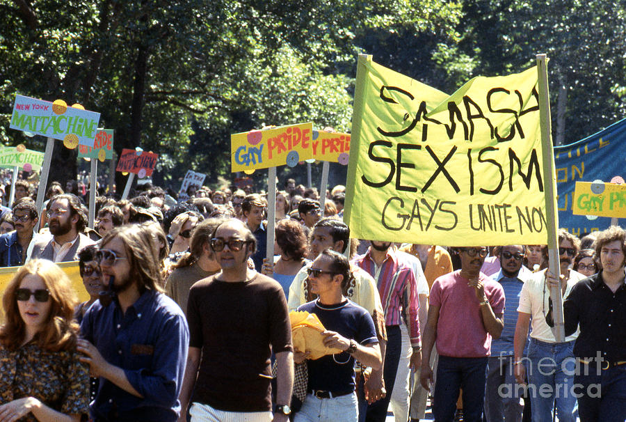 Gay Pride March Photograph by Erik Falkensteen