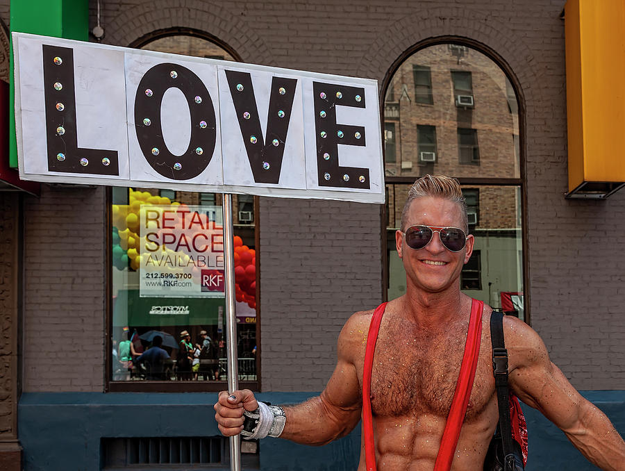 Gay Pride Parade NYC 6_24_2018 Photograph by Robert Ullmann