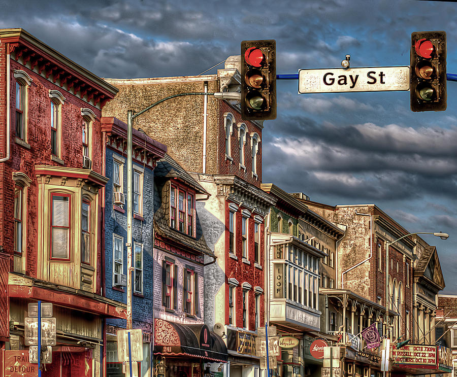 Gay Street Photograph by Rick Mosher