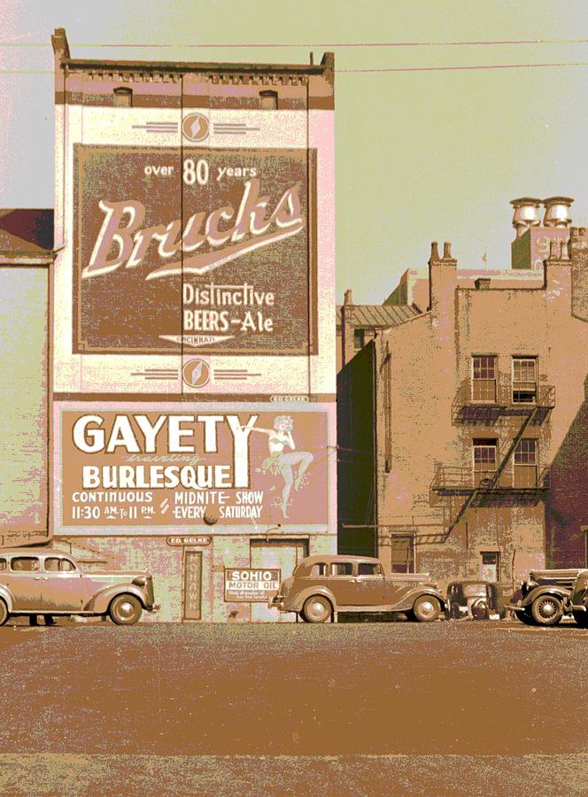 Gayety Burlesque Parking Photograph by Padre Art