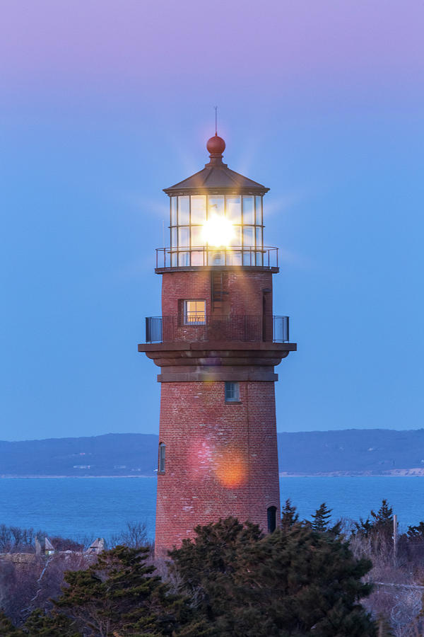 Gayhead Lighthouse Photograph by Bryan Bzdula
