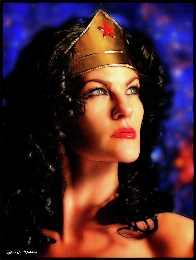 Gaze Of A Wonder Woman Photograph by Jon Volden