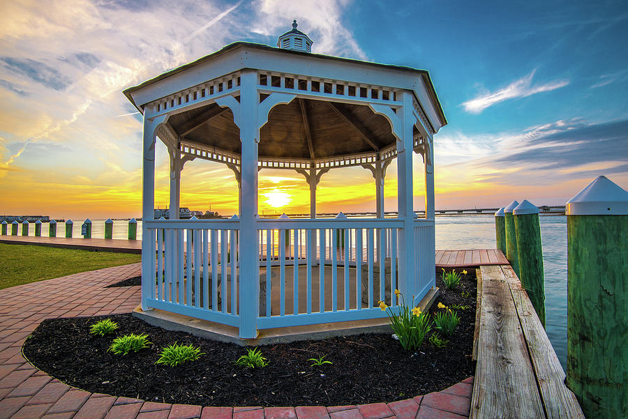Gazebo And Sunset II Photograph by Steven Ainsworth