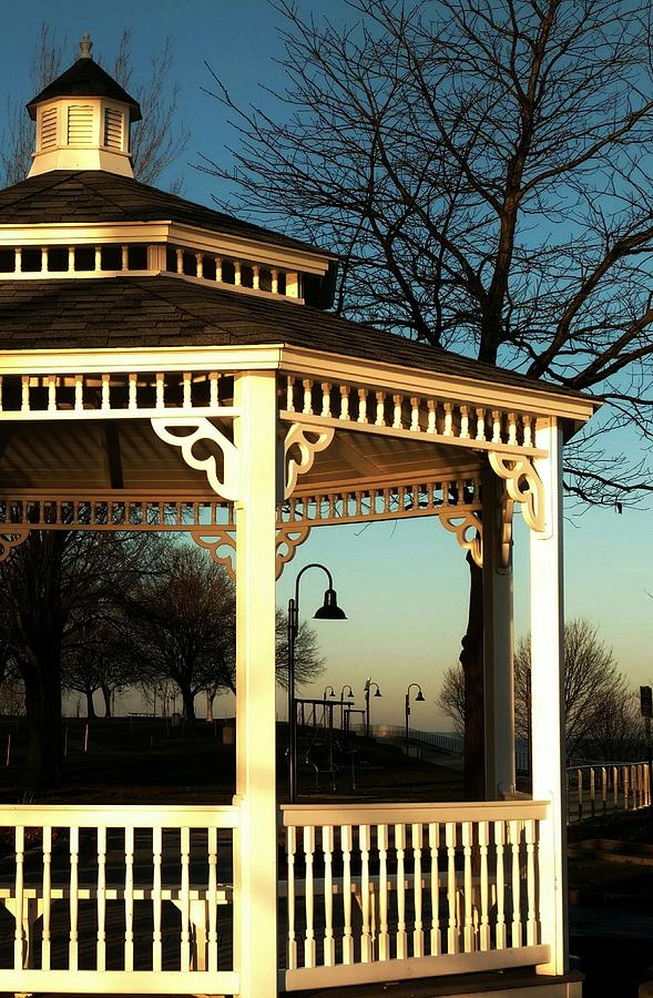 Gazebo at the park Photograph by Jeff Paul - Pixels