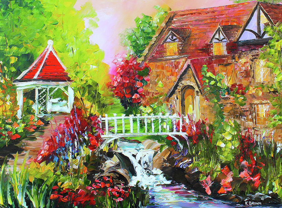Gazebo Painting by Kevin Brown
