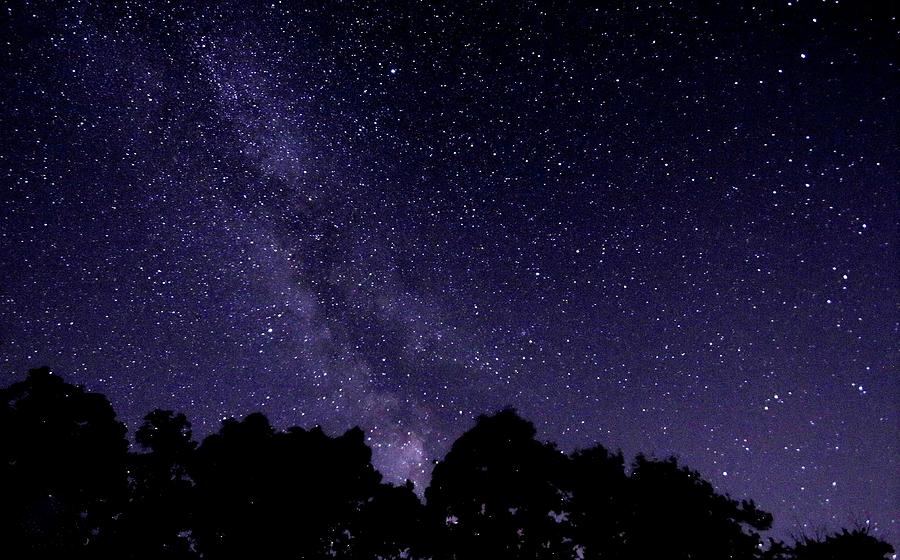 Milky Way Photograph - Gazing At The Stars by Ursula Coccomo