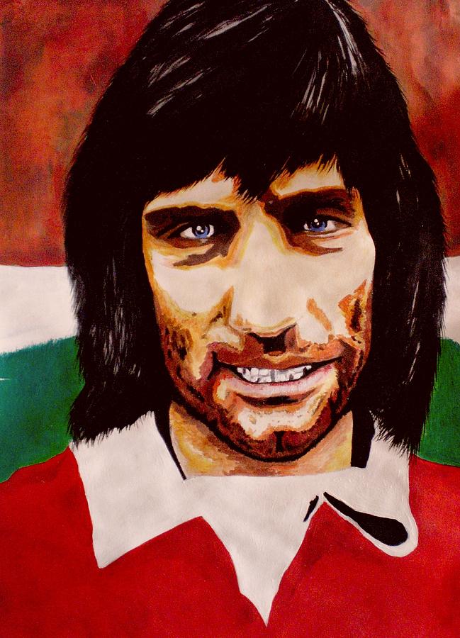 George Best Painting - GBest by Colin O neill