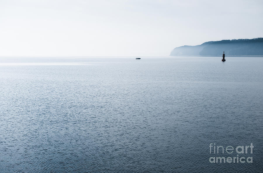 Gdynia calming Baltic Sea horizon Photograph by Arletta Cwalina