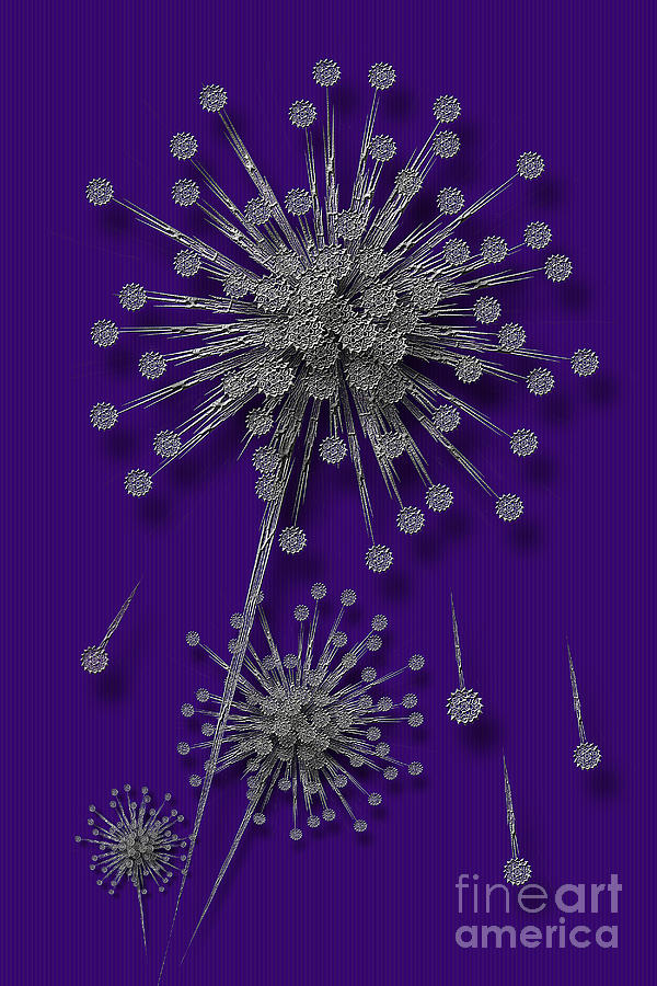 Gear Fireworks Digital Art by Afrodita Ellerman