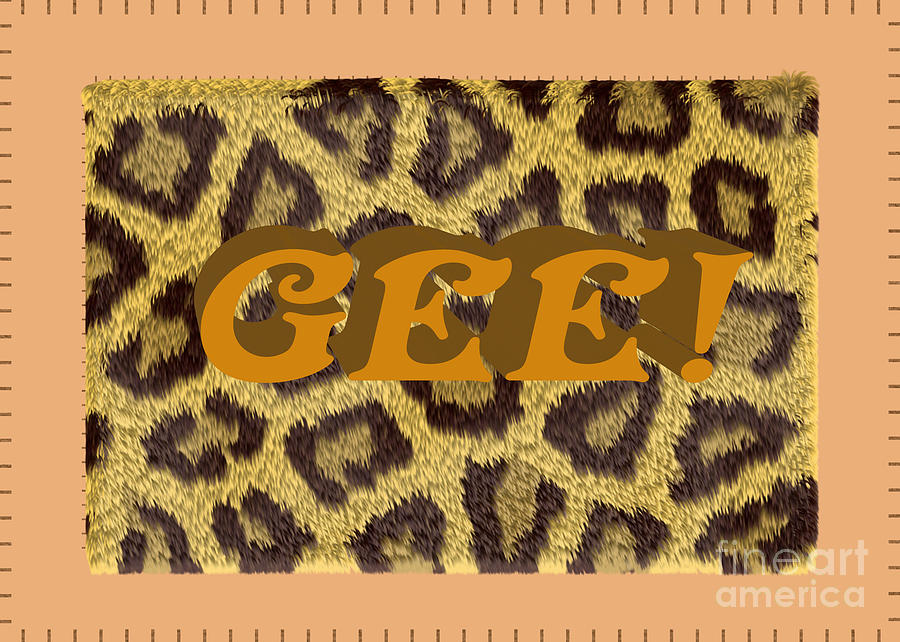Gee 1 Cheetah Digital Art by Donna L Munro