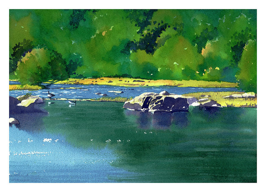 Geese on the Rappahannock by James Faecke Geese on the Rappahannock by James Faecke