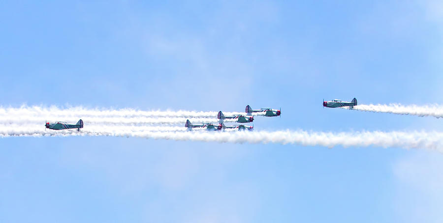 GEICO Skytypers  Photograph by Mark Andrew Thomas