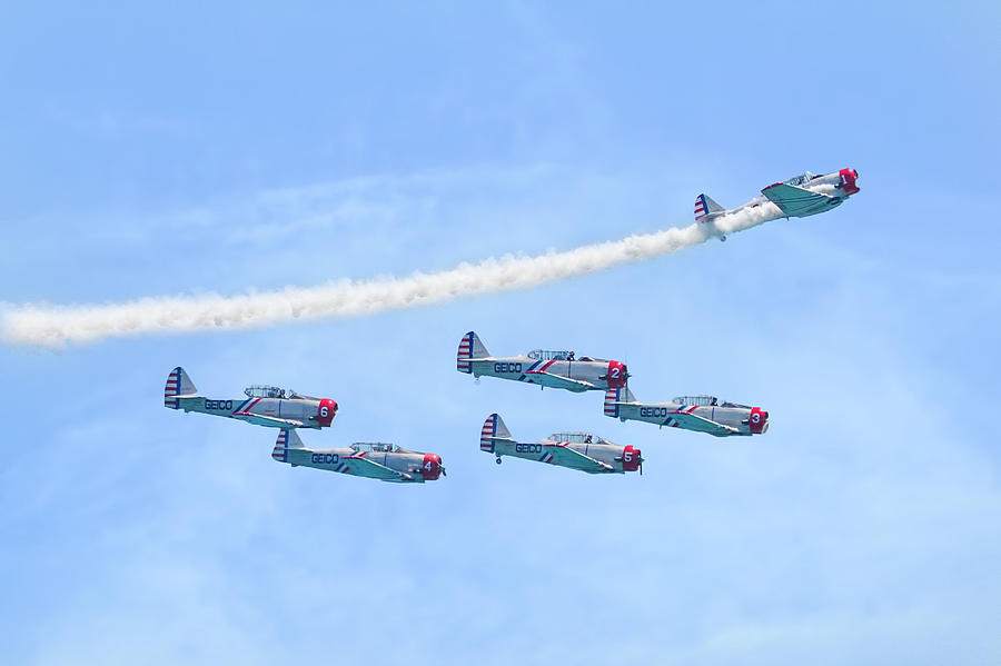 GEICO Skytypers Squadron Photograph by Mark Andrew Thomas