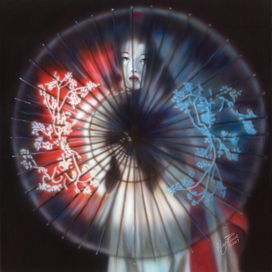 Geisha I Painting by Wayne Pruse