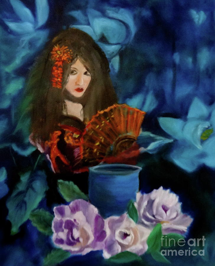 Geisha Painting by Jenny Lee
