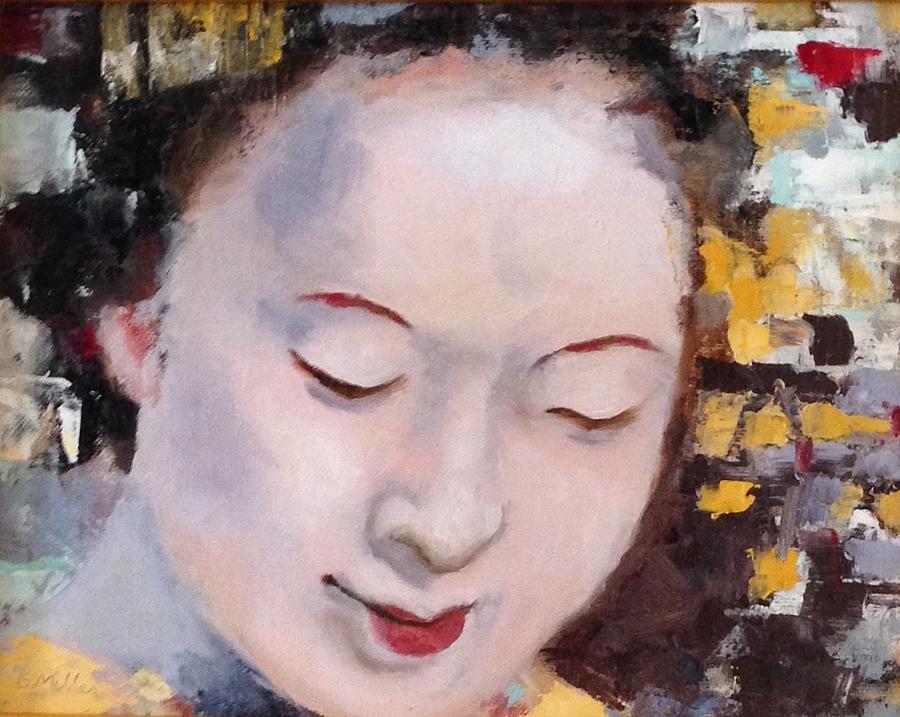 Geisha Painting by Sylvia Miller