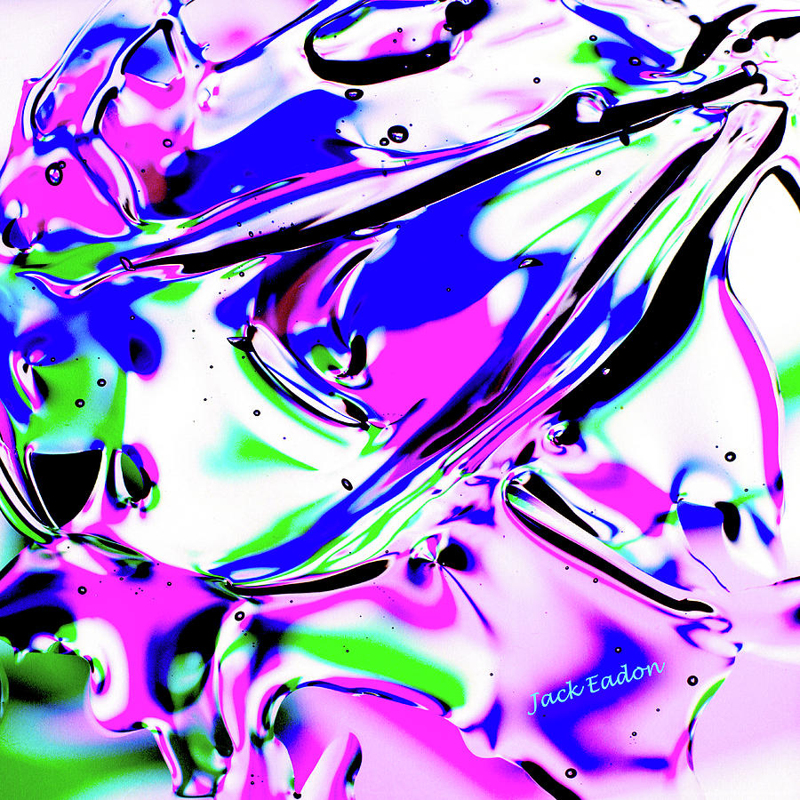 Purple Photograph - Gel Art#18 by Jack Eadon Purple Photograph - Gel Art#18 by Jack Eadon