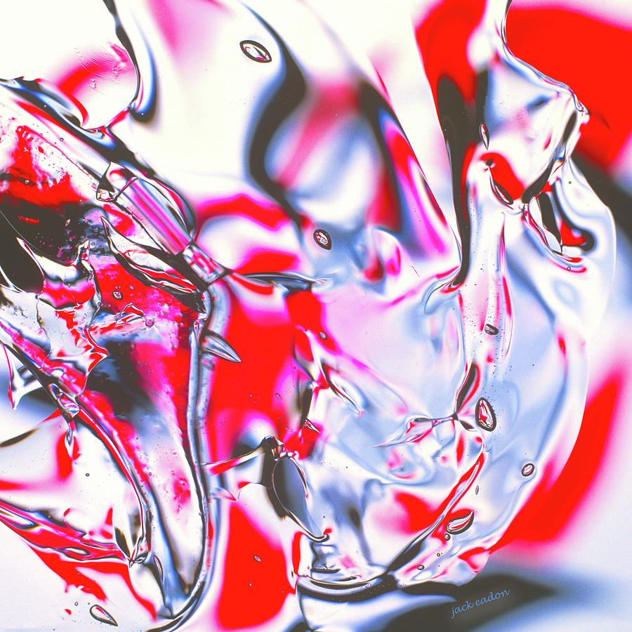 Red Photograph - Gel Art #21 by Jack Eadon Red Photograph - Gel Art #21 by Jack Eadon