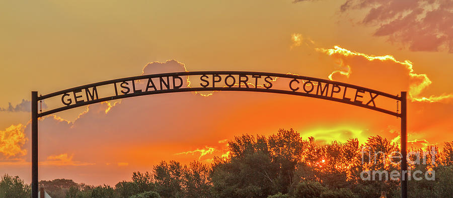 Gem Island Sports Complex Entrance Photograph by Robert Bales