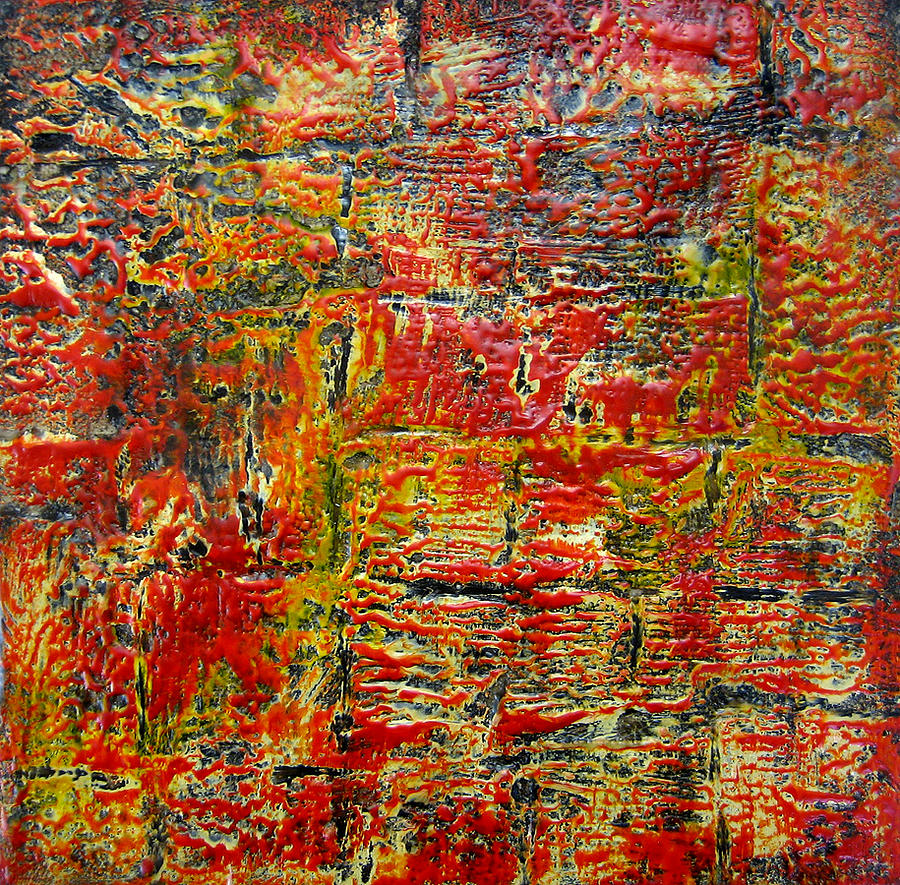 Gem Series - Red 1 Painting by Roxanne Vise - Fine Art America